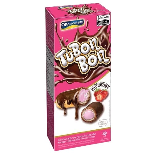 BISC TUBON BON MORANGO 24X30G