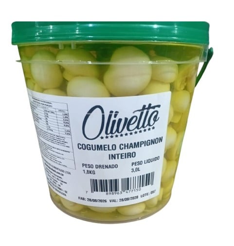 COGUMELO INT OLIVETTO 6X1,8KG
