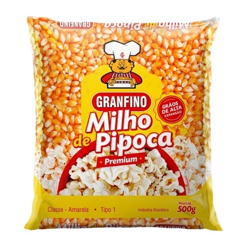 MILHO DE PIPOCA GRANFINO 20X500G