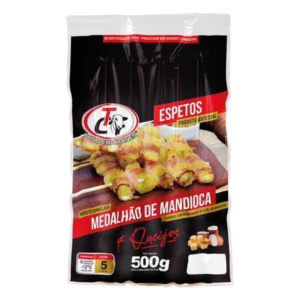 ESPETO MANDIOCA C/4 QUEIJOS TC CARNES