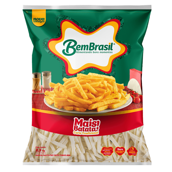 BATATA CG 9MM MAIS BATATA 6X2,5KG BEM BR