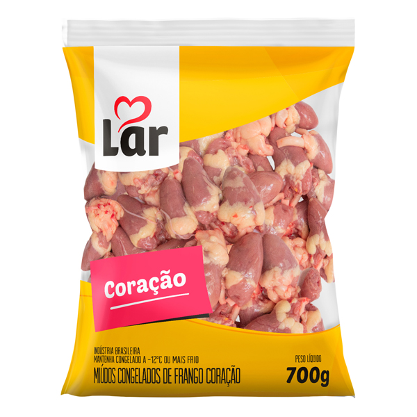 CORACAO DE FRANGO CONG. LAR 24X700G