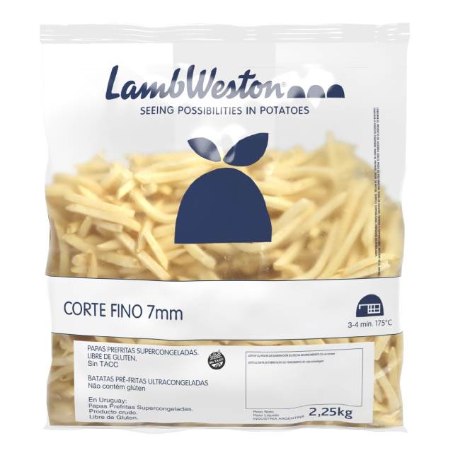 BATATA CG 7MM 8X2,25KG LAMBWESTON