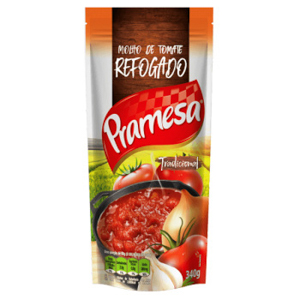 MOLHO TOMATE REFOG POUCH PRAMESA 36X300G