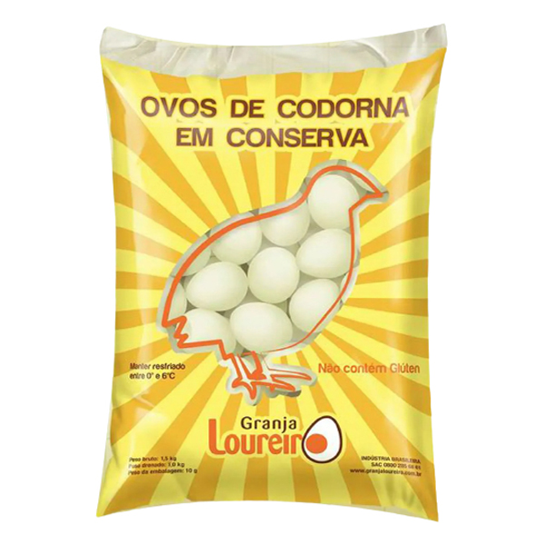 OVOS DE CODORNA CONS BL FACILITE 12X900G