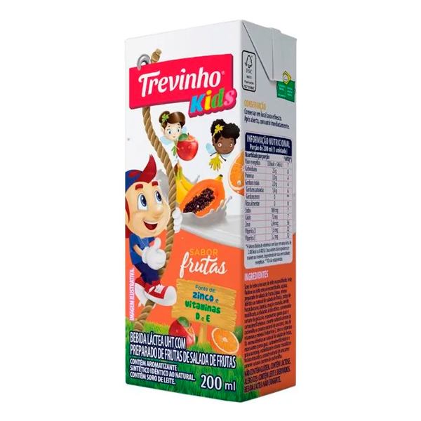 BEB LAC FRUTAS TREVINHO KIDS 27X200ML