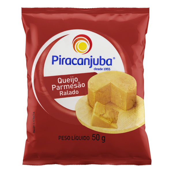 QUEIJO PARMESAO RALADO PIRACANJUBA 20X50