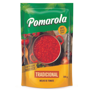 MOLHO TOMATE POMAROLA TRAD SC 24X300G