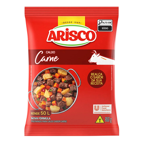 CALDO DE CARNE ARISCO BAG 12X850G