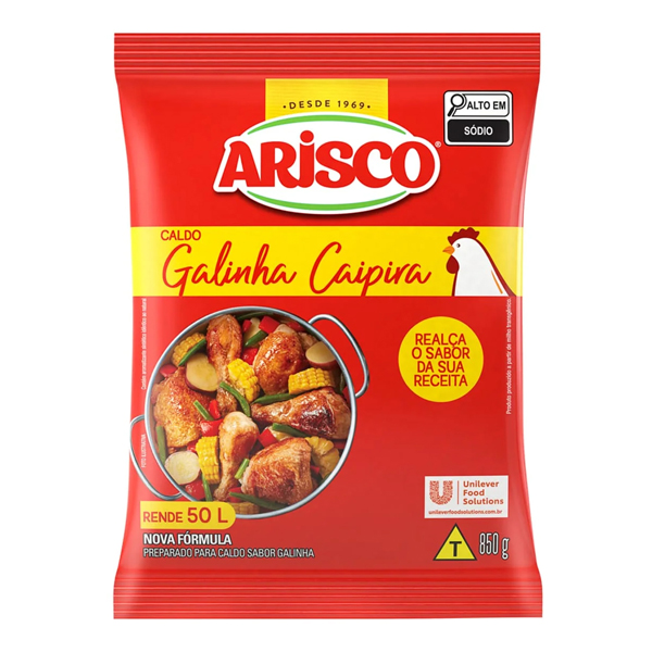 CALDO DE GALINHA ARISCO BAG 12X850G