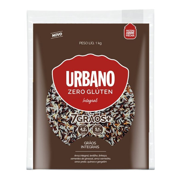 ARROZ 7 GRAOS INTEGRAL URBANO 6X1KG