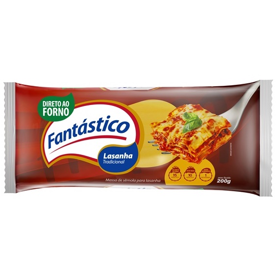 LASANHA FANTASTICO SEMOLA 28X200G