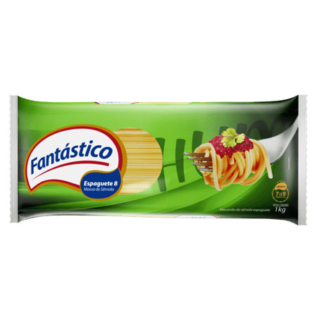 ESPAGUETE SEMOLA FANTASTICO 20X500G