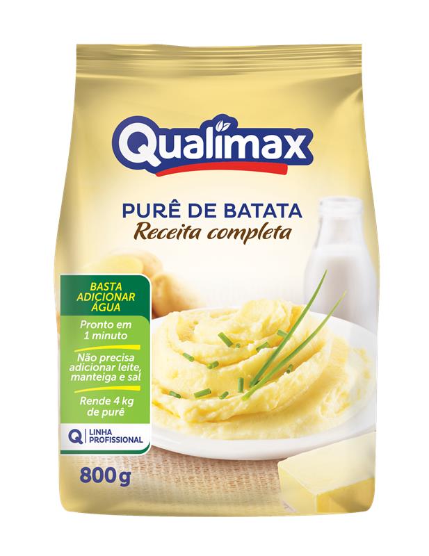 PURE DE BATATA COMPLETO QUALIMAX 6X800G