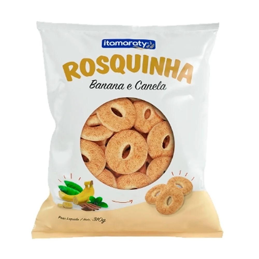 ROSQUINHA BANANA/CANELA ITAMARATY 12X250
