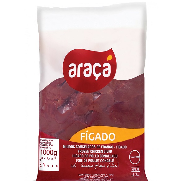FIGADO DE FRANGO CONG. ARACA 15KG