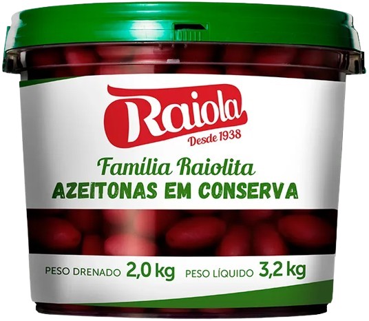 AZEITONA PRETA S/C RAIOLA 4X2KG