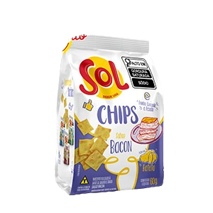 BISC SALG CHIPS BACON SOL 24X60G