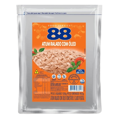 ATUM RALADO OLEO 88 12X500G
