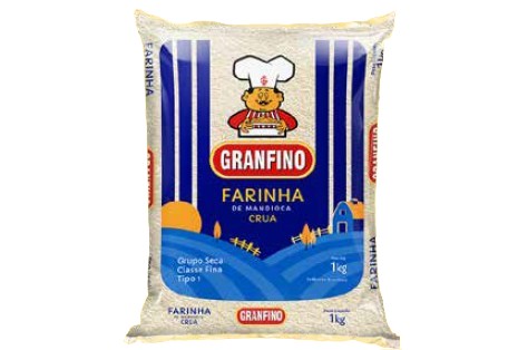 FARINHA MANDIOCA CRUA GRANFINO 20X1KG