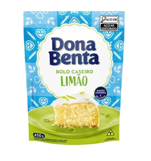 MISTURA BOLO LIMAO DBENTA 12X450G
