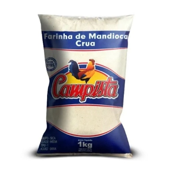 FARINHA MANDIOCA TORRADA CAMPISTA 10X1KG