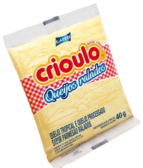 QUEIJO RALADO CRIOULO 25X40G