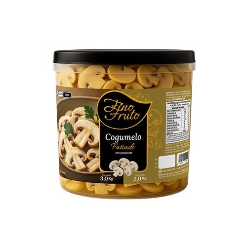 COGUMELO FATIADO FINO FRUTO 4X2KG