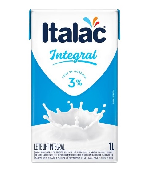 LEITE UHT INTEG ITALAC 12X1L