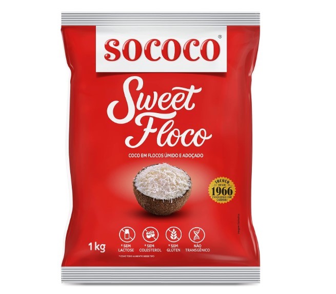 COCO EM FLOCOS SWEET FLOCO CX 12X1KG