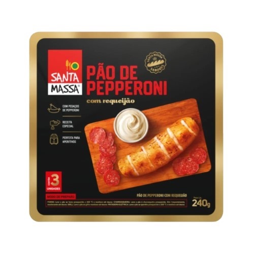 PAO ALHO PEPPERONI SANTA MASSA 10X240G