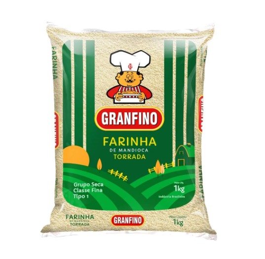 FARINHA MANDIOCA TORRADA GRANFINO 20X1KG