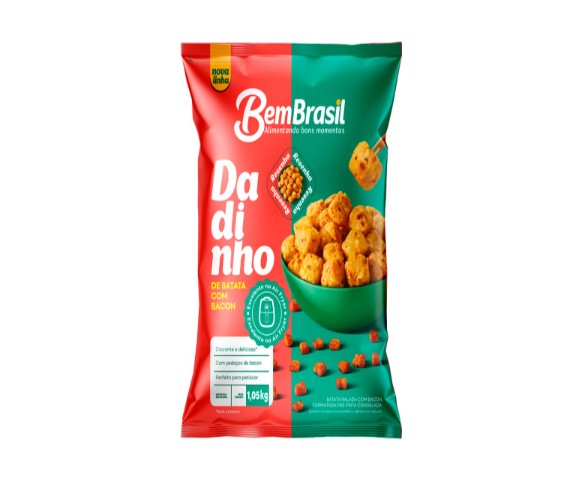 DADINHO BATATA C/BACON BBRASIL 10X1,05K