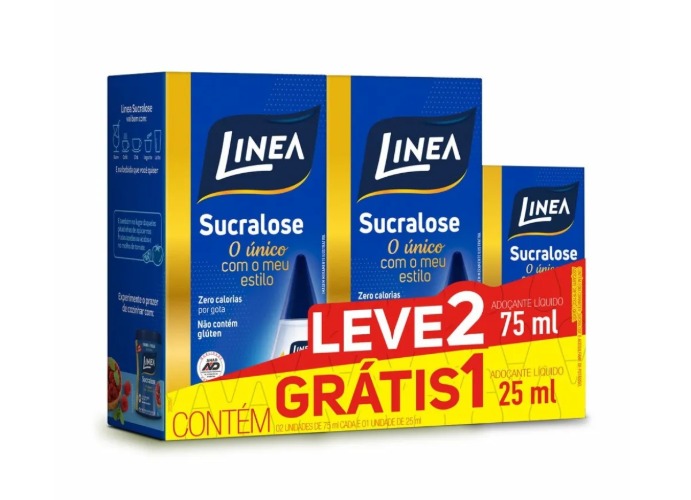 ADOCANTE LIQ LINEA SUCRALOSE 2X75ML+25ML