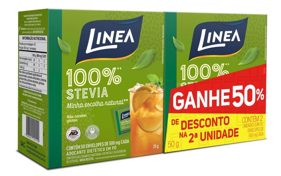 ADOCANTE PO STEVIA 6X50X5G(50% 2ªUN)