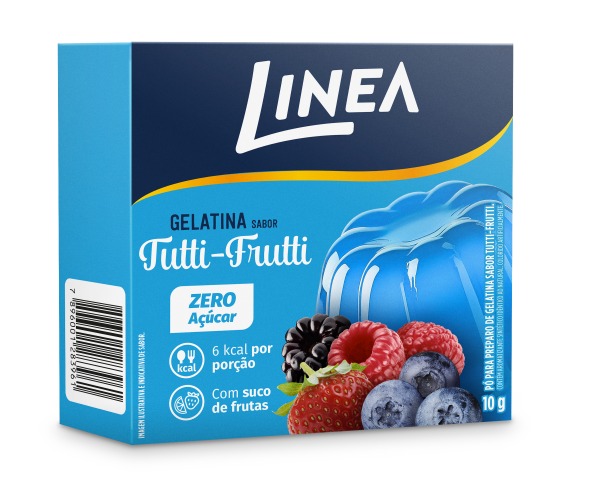 GELATINA LINEA TUTI FRUTI 12X10G