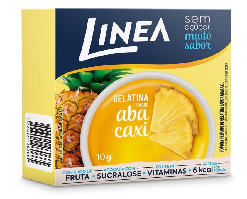 GELATINA LINEA ZERO ABACAXI 24X10G