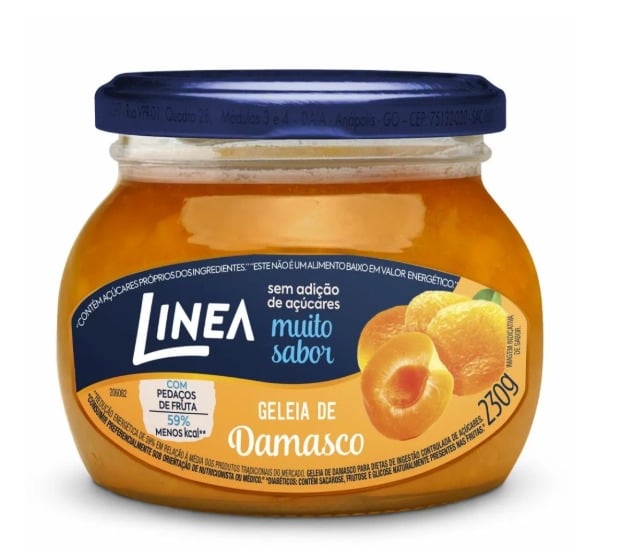 GELEIA LINEA ZERO DAMASCO 12X230G