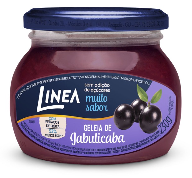 GELEIA LINEA ZERO JABUTICABA 12X230G