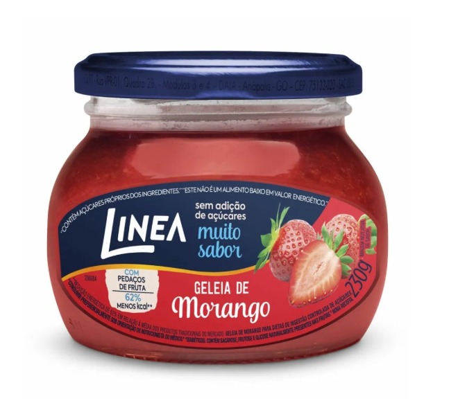GELEIA LINEA ZERO MORANGO 12X230G