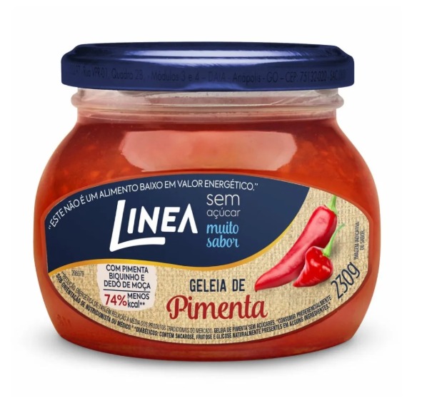 GELEIA LINEA ZERO PIMENTA 12X230G
