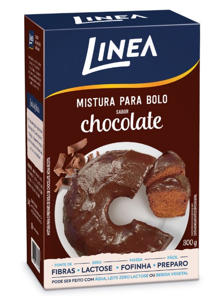 MISTURA BOLO LINEA ZERO CHOC 8X300G