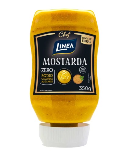 MOLHO LINEA MOSTARDA ZERO 12X350G