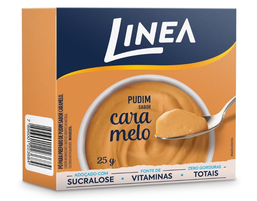 PUDIM LINEA ZERO CARAMELO 24X25G