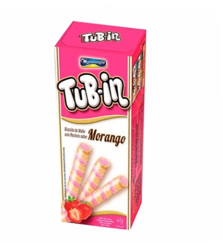 BISC STICK TUBIN MORANGO 24X48G