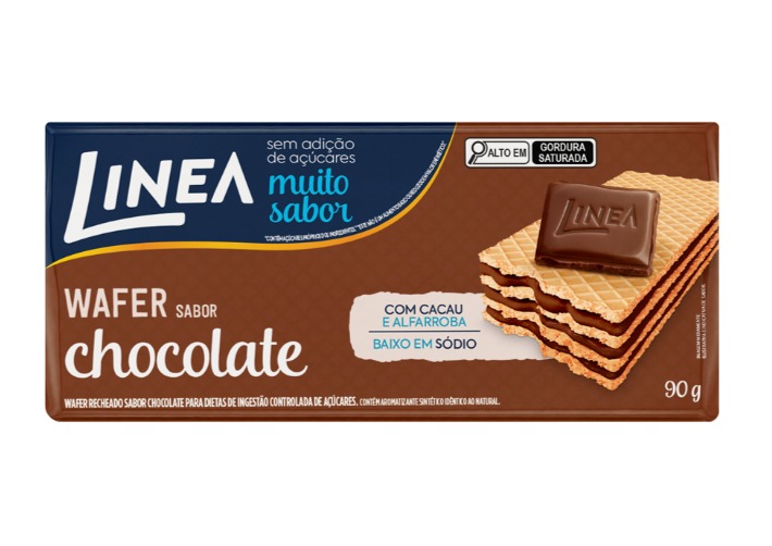WAFER LINEA CHOCOLATE 16X90G