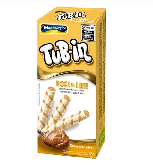 BISC STICK TUBIN DOCE DE LEITE 24X48G