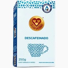 CAFE 3CORACOES DESCAFEINAD VACUO 20X250G