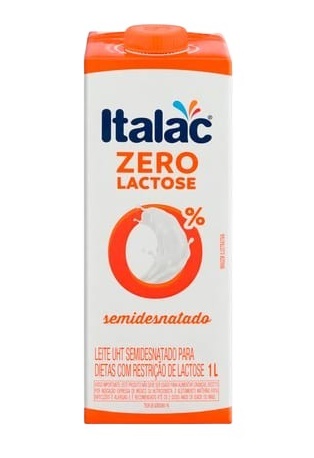 LEITE UHT SEMI 0 LACTOSE ITALAC 12X1L
