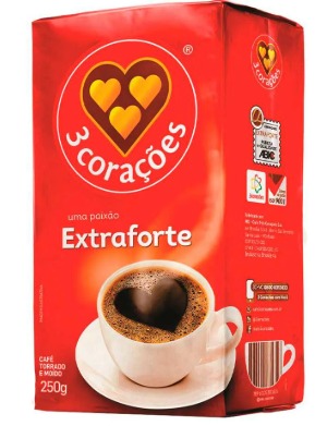 CAFE 3CORACOES EXTRA FORTE VACUO 20X250G